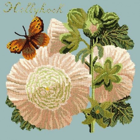 Elizabeth Bradley, Botanical Garden, HOLLYHOCK - 16x16 pollici Elizabeth Bradley - 14