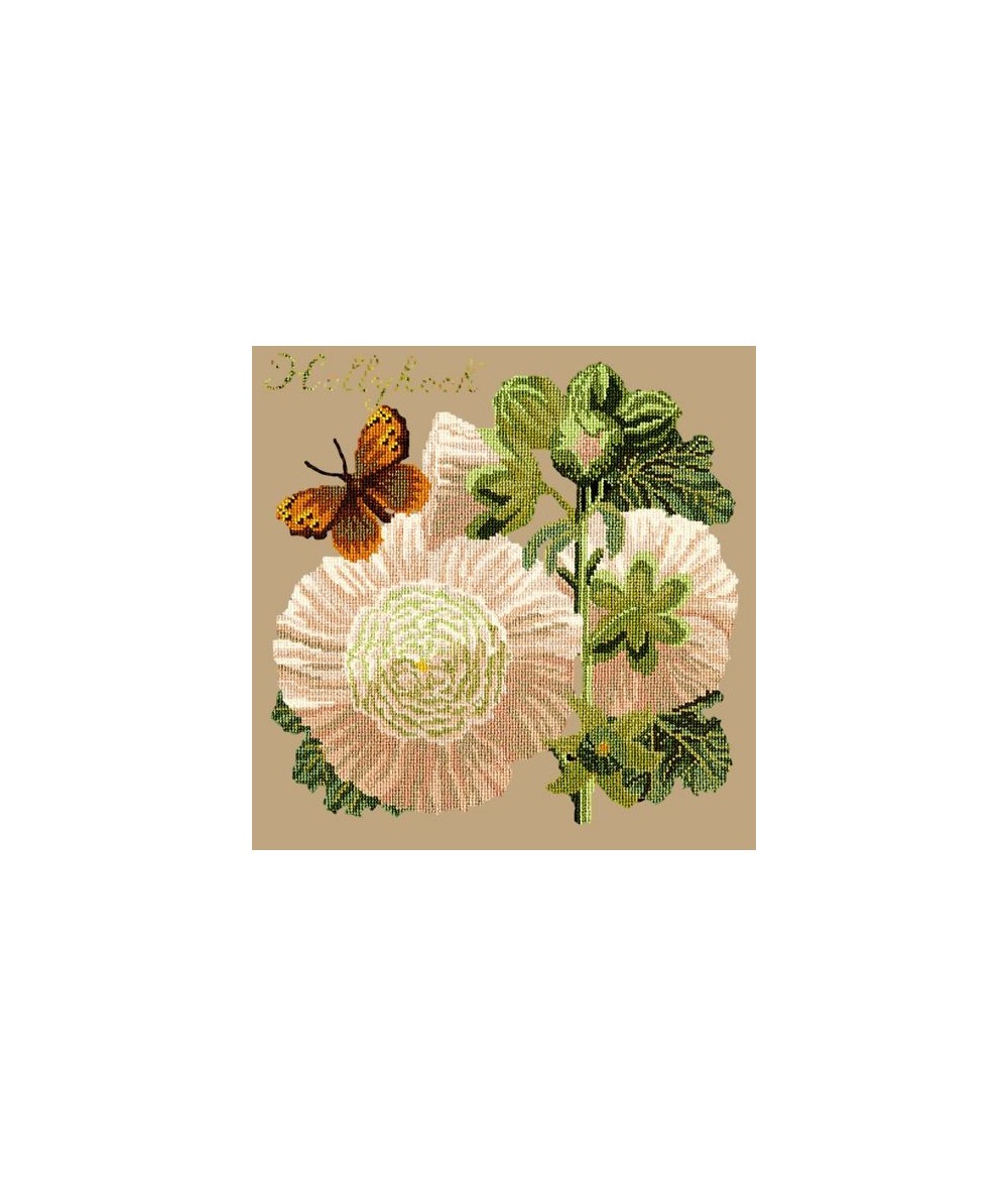 Elizabeth Bradley, Botanical Garden, HOLLYHOCK - 16x16 pollici Elizabeth Bradley - 17