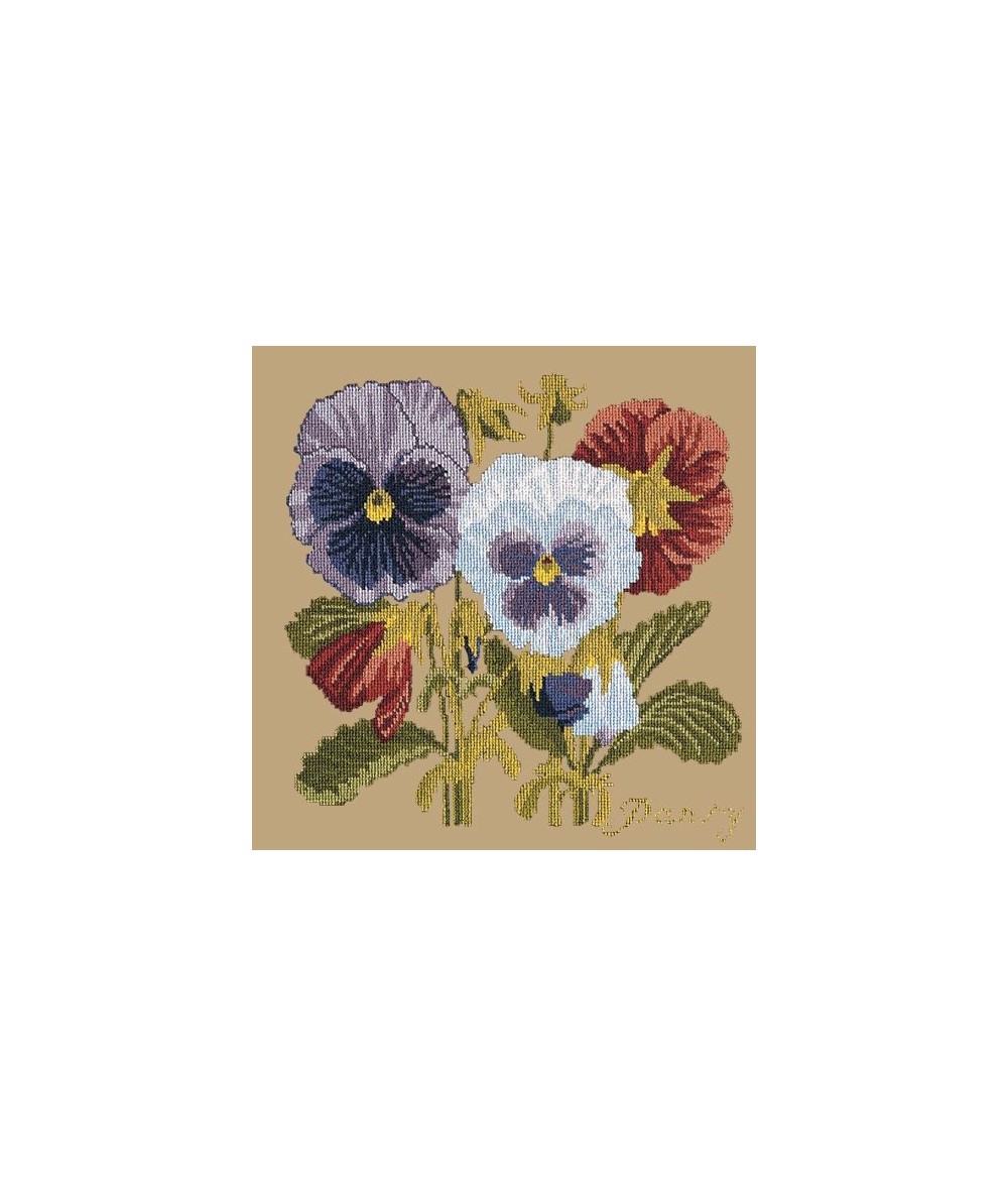 Elizabeth Bradley, Botanical Garden, PANSY - 16x16 pollici Elizabeth Bradley - 17