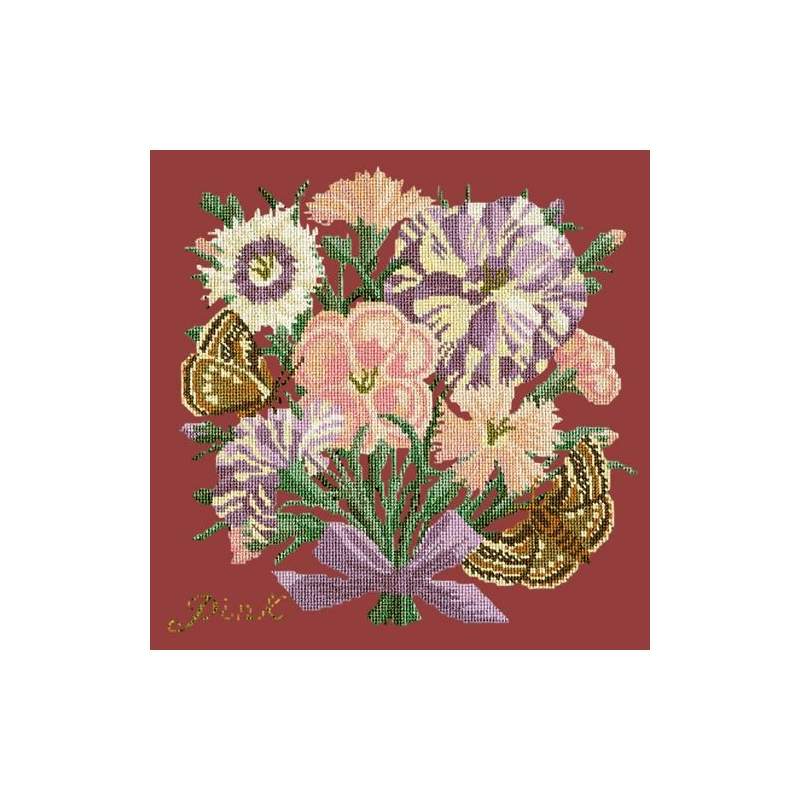 Elizabeth Bradley, Botanical Garden, PINK - 16x16 pollici Elizabeth Bradley - 3