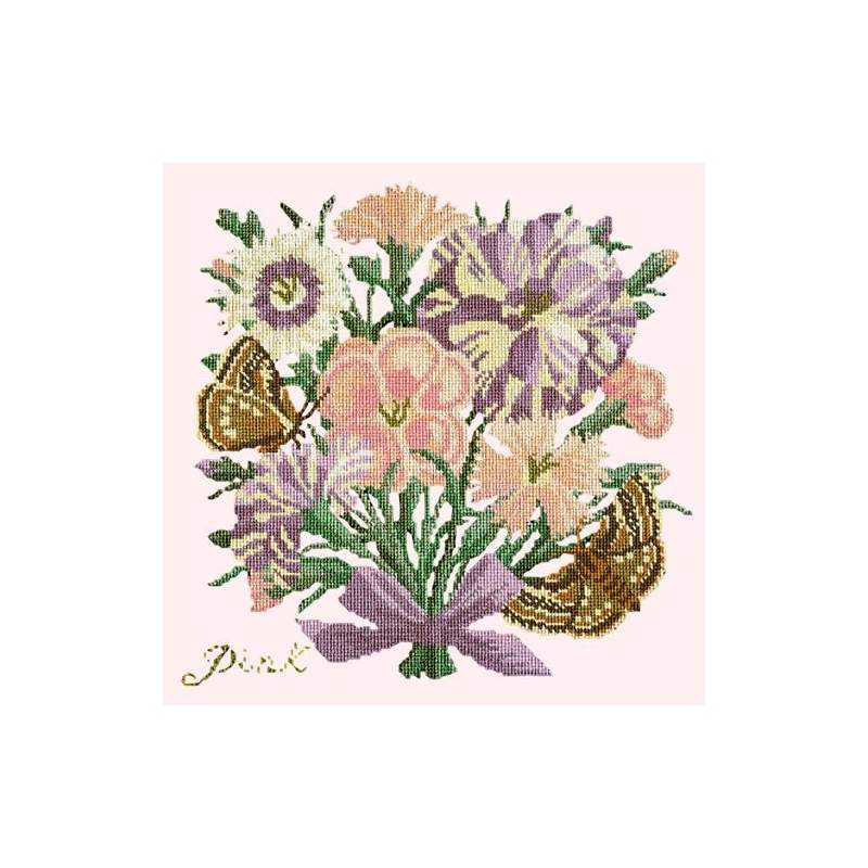 Elizabeth Bradley, Botanical Garden, PINK - 16x16 pollici Elizabeth Bradley - 6