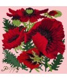 Elizabeth Bradley, Botanical Garden, RED POPPY - 16x16 pollici Elizabeth Bradley - 2