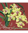 Elizabeth Bradley, Exotics, CYMBIDIUM ORCHID - 16x16 pollici Elizabeth Bradley - 5