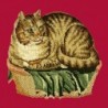 Elizabeth Bradley, Victorian Animals, CONTENTED CAT - 16x16 pollici Elizabeth Bradley - 2