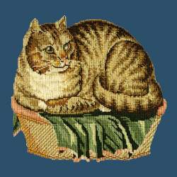 Elizabeth Bradley, Victorian Animals, CONTENTED CAT - 16x16 pollici Elizabeth Bradley - 9