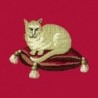 Elizabeth Bradley, Victorian Animals, CREAM CAT - 16x16 pollici Elizabeth Bradley - 2