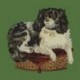 Elizabeth Bradley, Victorian Animals, KING CHARLES SPANIEL - 16x16 pollici Elizabeth Bradley - 4