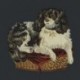 Elizabeth Bradley, Victorian Animals, KING CHARLES SPANIEL - 16x16 pollici Elizabeth Bradley - 10