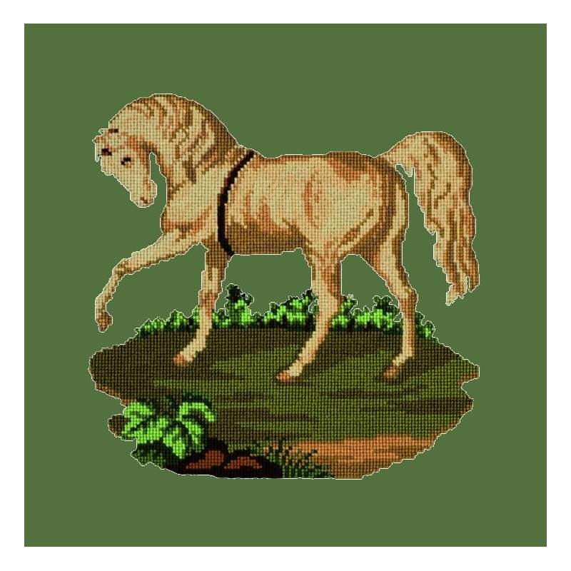 Elizabeth Bradley, Victorian Animals, PALOMINO HORSE - 16x16 pollici Elizabeth Bradley - 4