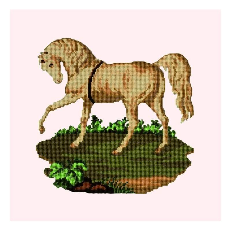 Elizabeth Bradley, Victorian Animals, PALOMINO HORSE - 16x16 pollici Elizabeth Bradley - 6