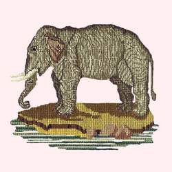 Elizabeth Bradley, Victorian Animals, THE ELEPHANT - 16x16 pollici Elizabeth Bradley - 6