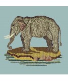 Elizabeth Bradley, Victorian Animals, THE ELEPHANT - 16x16 pollici Elizabeth Bradley - 8