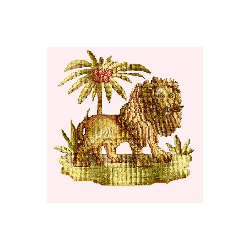 Elizabeth Bradley, Victorian Animals, THE LION - 16x16 pollici Elizabeth Bradley - 6