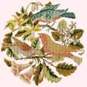 Elizabeth Bradley, Victorian Animals, THE THREE BIRDS - 16x16 pollici Elizabeth Bradley - 6