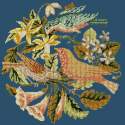 Elizabeth Bradley, Victorian Animals, THE THREE BIRDS - 16x16 pollici Elizabeth Bradley - 9