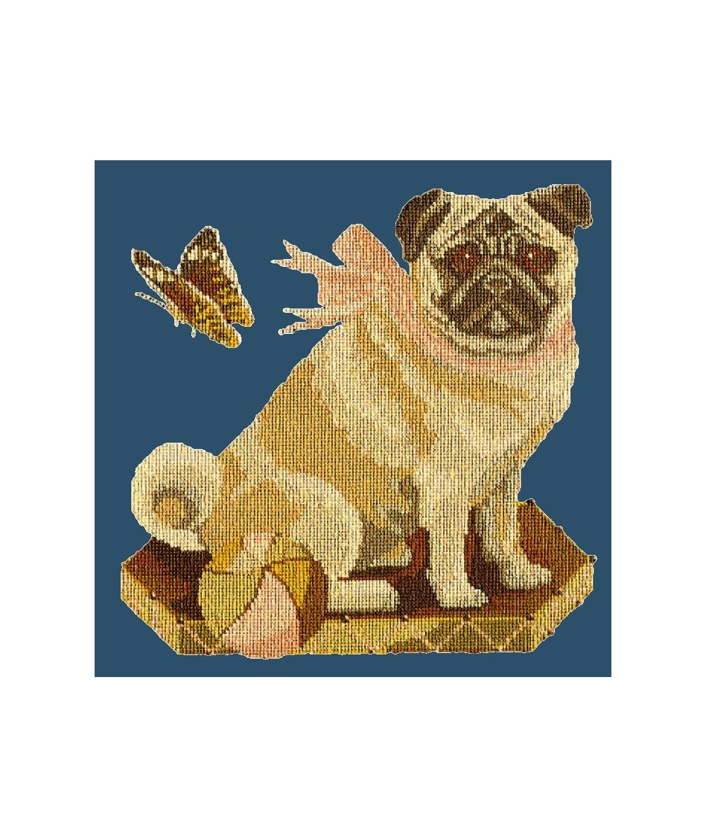 Elizabeth Bradley, Victorian Animals, TOBY THE PUG - 16x16 pollici Elizabeth Bradley - 9