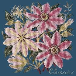 Elizabeth Bradley, Climbing Flower, CLEMATIS - 16x16 pollici Elizabeth Bradley - 16