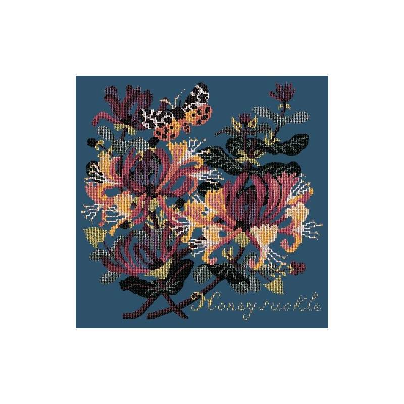 Elizabeth Bradley, Climbing Flower, HONEYSUCKLE - 16x16 pollici Elizabeth Bradley - 16