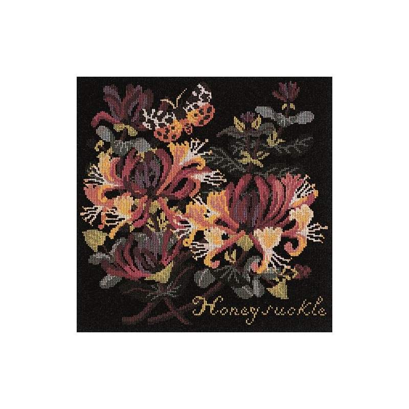 Elizabeth Bradley, Climbing Flower, HONEYSUCKLE - 16x16 pollici Elizabeth Bradley - 18