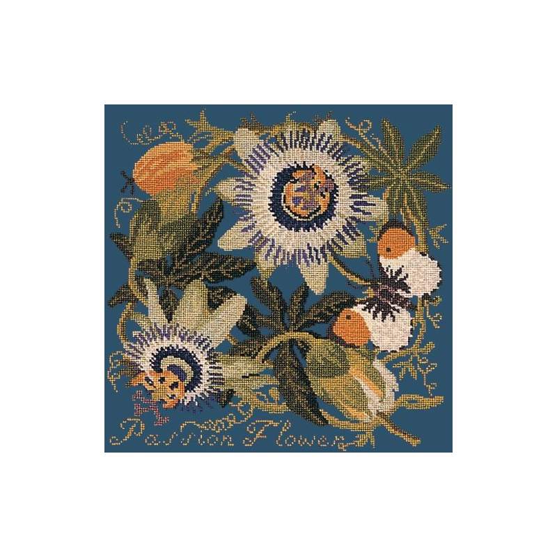 Elizabeth Bradley, Climbing Flower, PASSION FLOWER - 16x16 pollici Elizabeth Bradley - 16