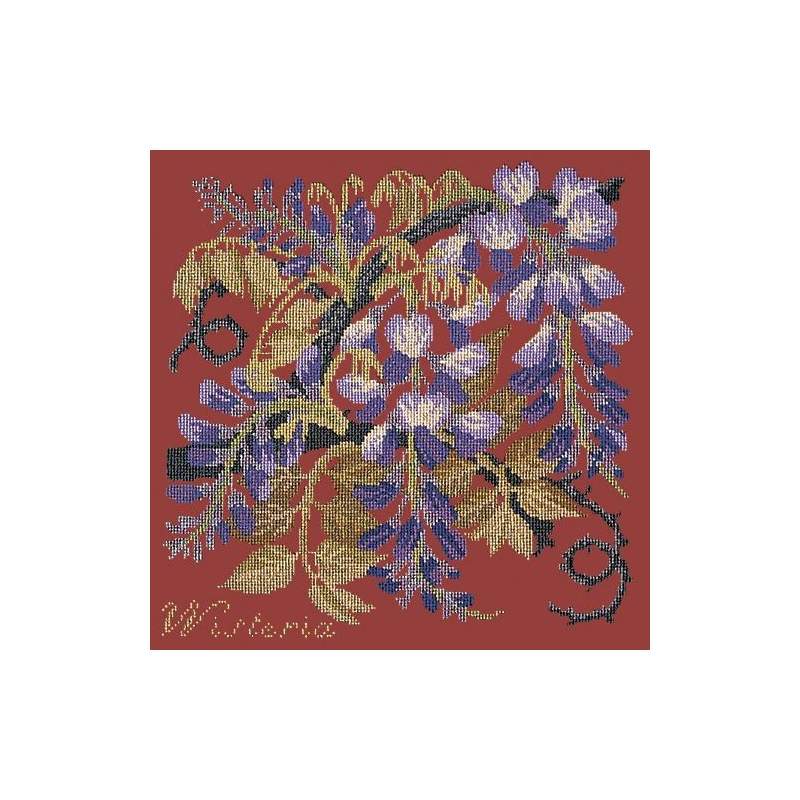 Elizabeth Bradley, Climbing Flower, WISTERIA - 16x16 pollici Elizabeth Bradley - 6