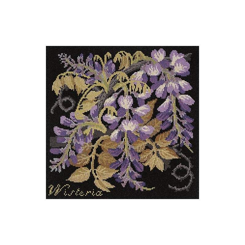 Elizabeth Bradley, Climbing Flower, WISTERIA - 16x16 pollici Elizabeth Bradley - 19