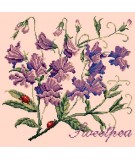 Elizabeth Bradley, Cottage Garden, SWEETPEA - 16x16 pollici Elizabeth Bradley - 3
