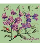 Elizabeth Bradley, Cottage Garden, SWEETPEA - 16x16 pollici Elizabeth Bradley - 9