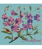 Elizabeth Bradley, Cottage Garden, SWEETPEA - 16x16 pollici Elizabeth Bradley - 15