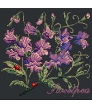 Elizabeth Bradley, Cottage Garden, SWEETPEA - 16x16 pollici Elizabeth Bradley - 18