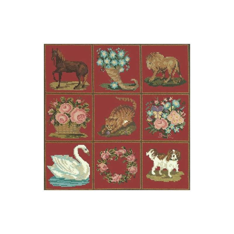 Elizabeth Bradley, Decorative Victorian, PATCHWORK PIECES - 16x16 pollici Elizabeth Bradley - 5