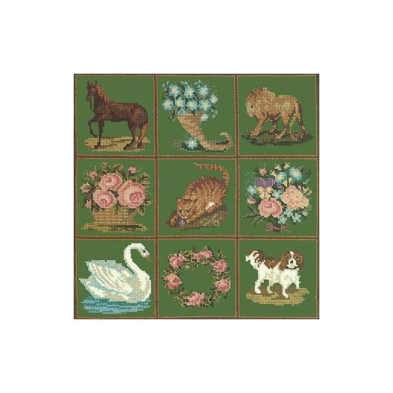 Elizabeth Bradley, Decorative Victorian, PATCHWORK PIECES - 16x16 pollici Elizabeth Bradley - 6