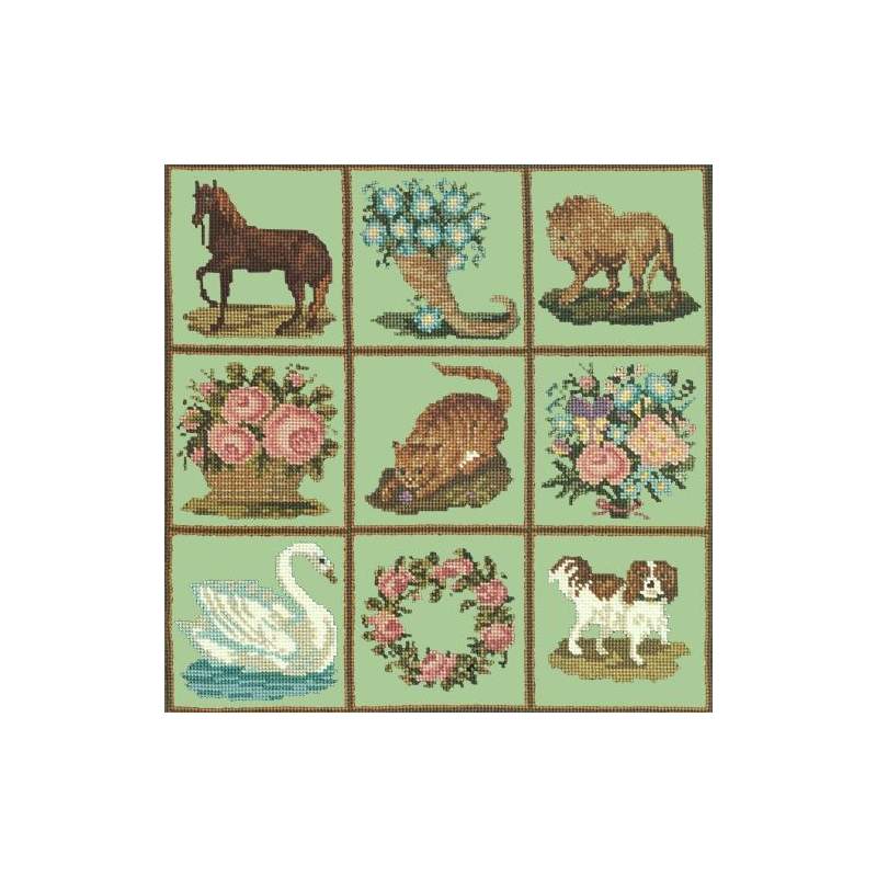 Elizabeth Bradley, Decorative Victorian, PATCHWORK PIECES - 16x16 pollici Elizabeth Bradley - 9