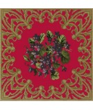 Elizabeth Bradley, Decorative Victorian, POSY OF VIOLETS - 16x16 pollici Elizabeth Bradley - 4