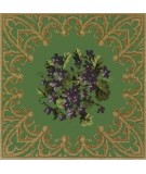 Elizabeth Bradley, Decorative Victorian, POSY OF VIOLETS - 16x16 pollici Elizabeth Bradley - 6