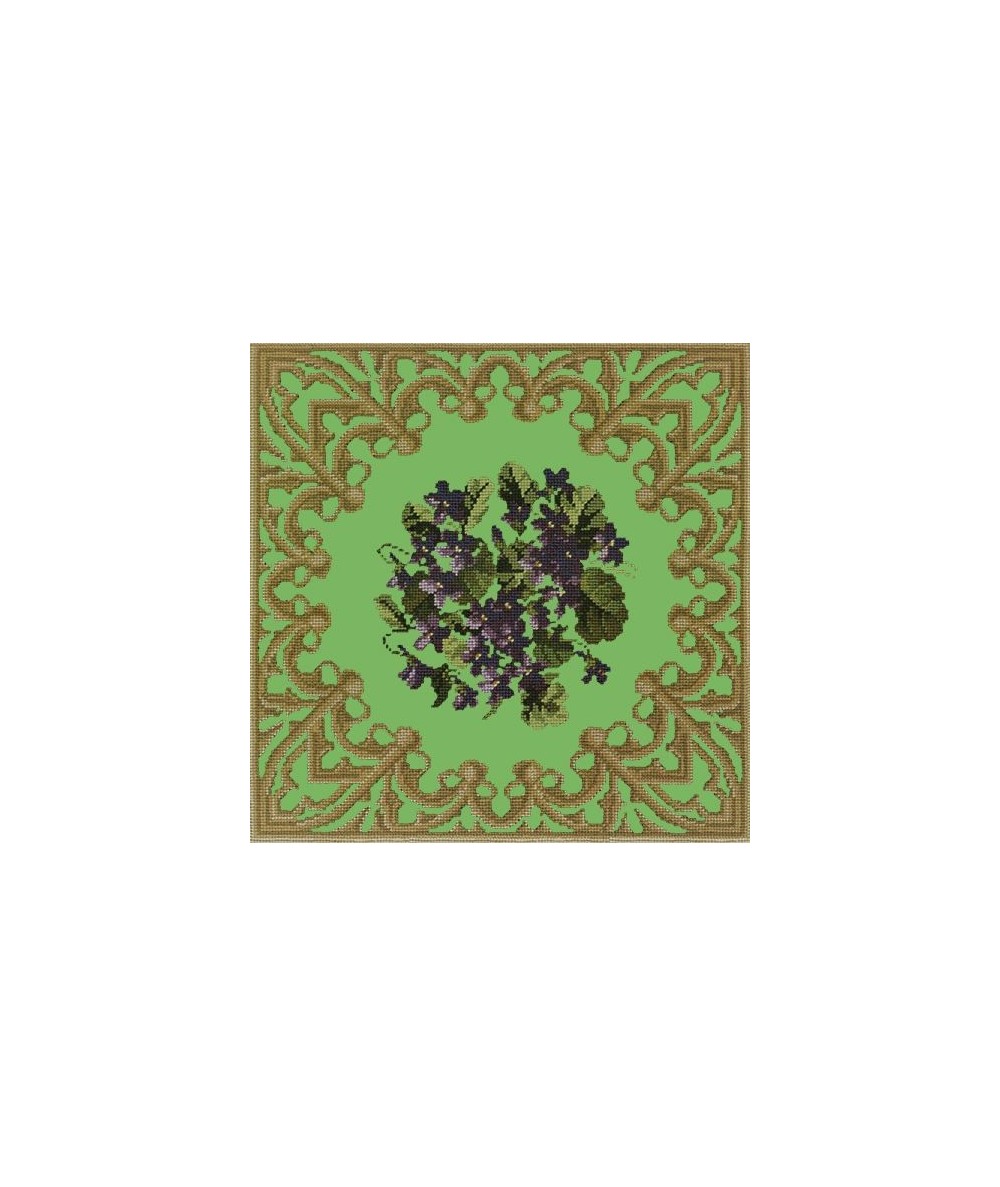 Elizabeth Bradley, Decorative Victorian, POSY OF VIOLETS - 16x16 pollici Elizabeth Bradley - 7