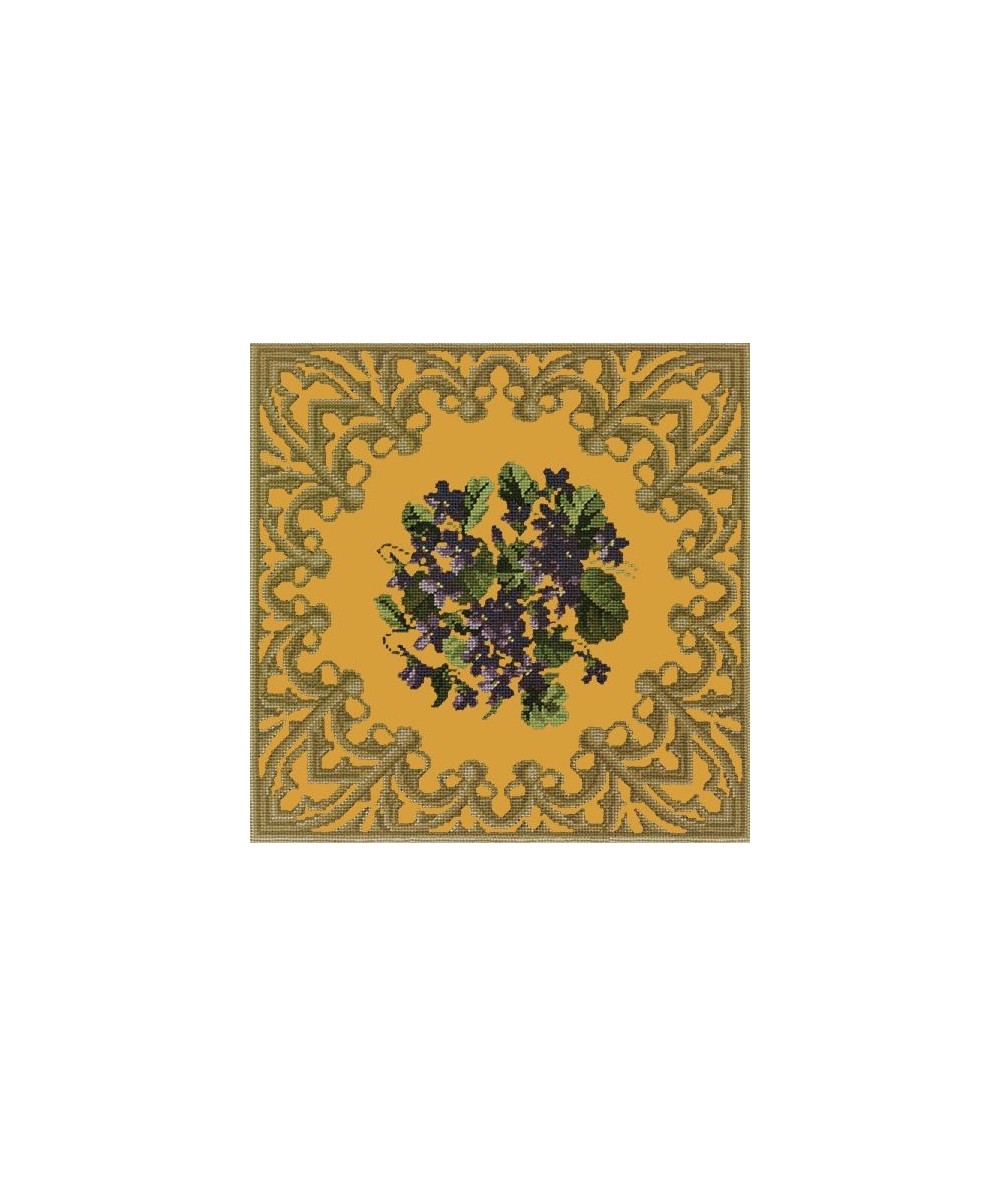 Elizabeth Bradley, Decorative Victorian, POSY OF VIOLETS - 16x16 pollici Elizabeth Bradley - 13