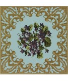 Elizabeth Bradley, Decorative Victorian, POSY OF VIOLETS - 16x16 pollici Elizabeth Bradley - 14