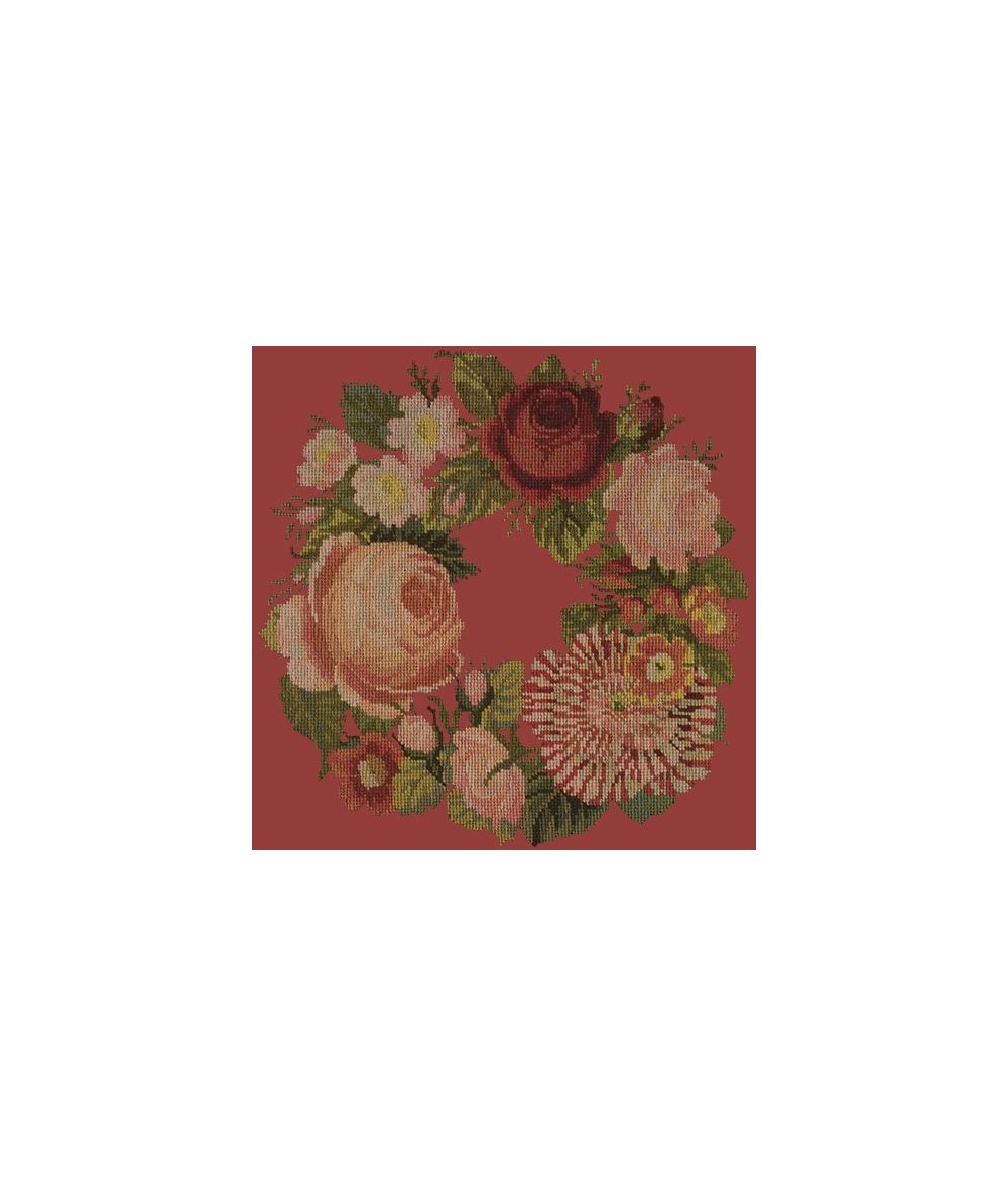 Elizabeth Bradley, Decorative Victorian, WREATH OF ROSES - 16x16 pollici Elizabeth Bradley - 5