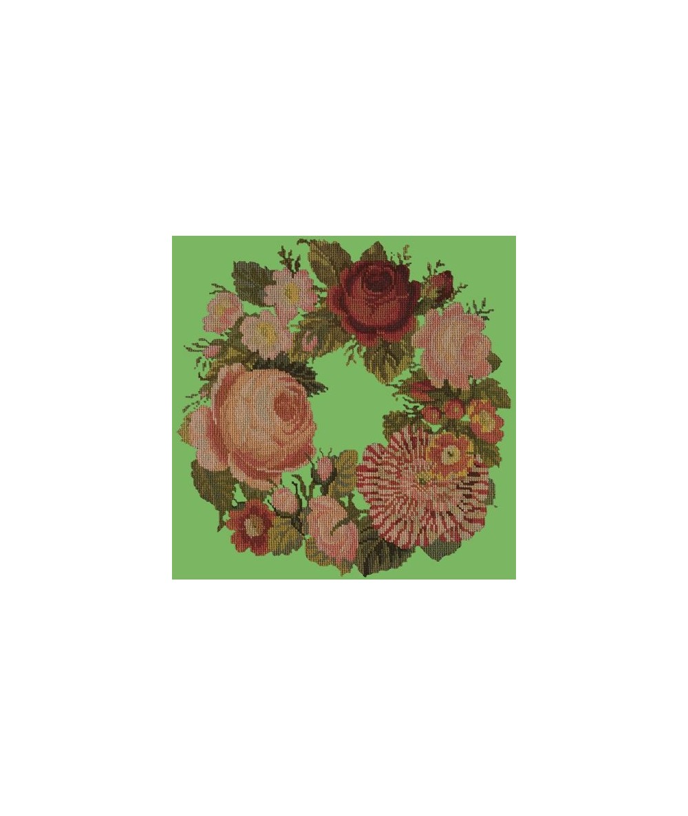 Elizabeth Bradley, Decorative Victorian, WREATH OF ROSES - 16x16 pollici Elizabeth Bradley - 7