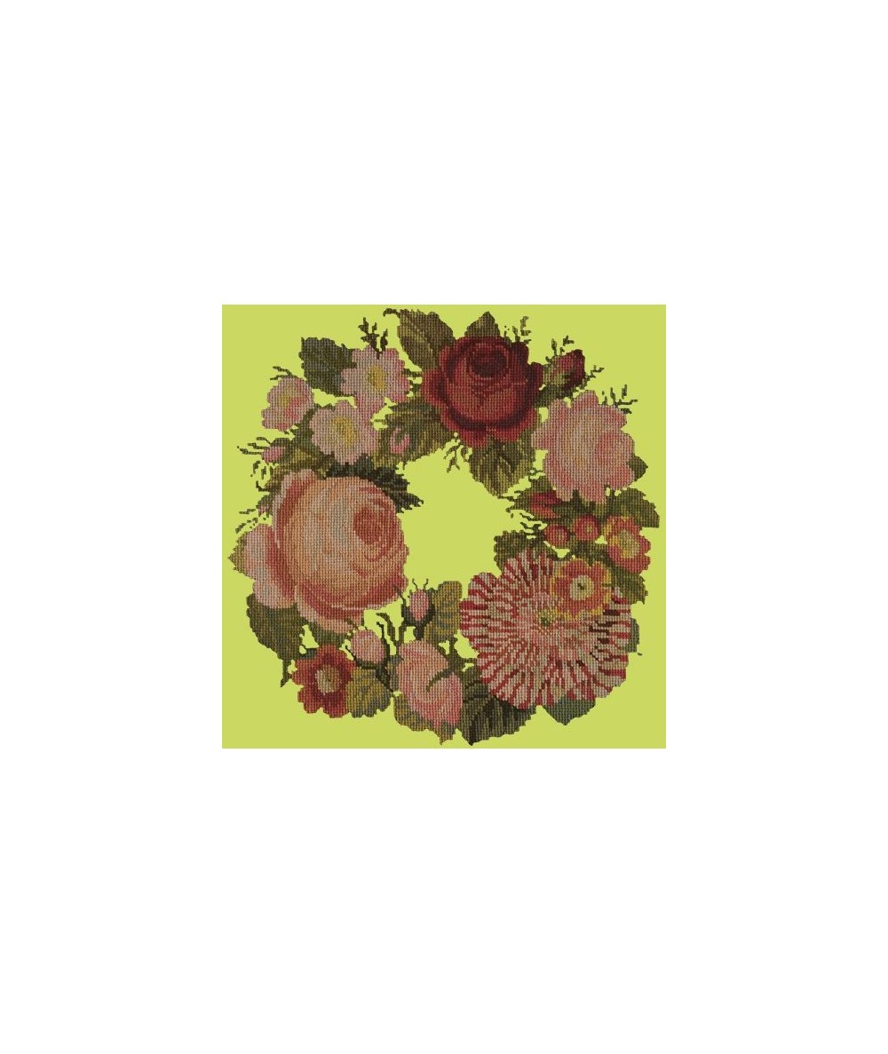 Elizabeth Bradley, Decorative Victorian, WREATH OF ROSES - 16x16 pollici Elizabeth Bradley - 8