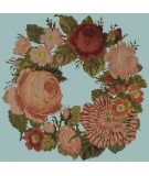 Elizabeth Bradley, Decorative Victorian, WREATH OF ROSES - 16x16 pollici Elizabeth Bradley - 14
