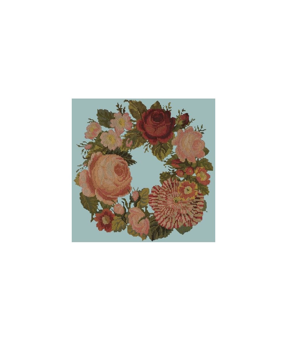 Elizabeth Bradley, Decorative Victorian, WREATH OF ROSES - 16x16 pollici Elizabeth Bradley - 14