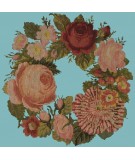 Elizabeth Bradley, Decorative Victorian, WREATH OF ROSES - 16x16 pollici Elizabeth Bradley - 15