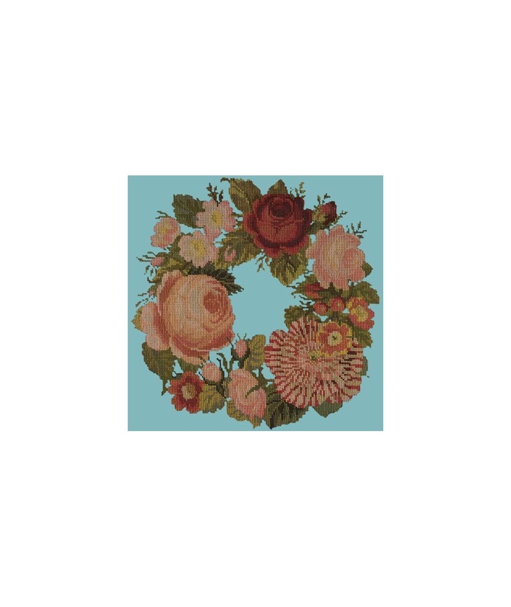 Elizabeth Bradley, Decorative Victorian, WREATH OF ROSES - 16x16 pollici Elizabeth Bradley - 15