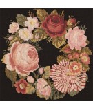 Elizabeth Bradley, Decorative Victorian, WREATH OF ROSES - 16x16 pollici Elizabeth Bradley - 18