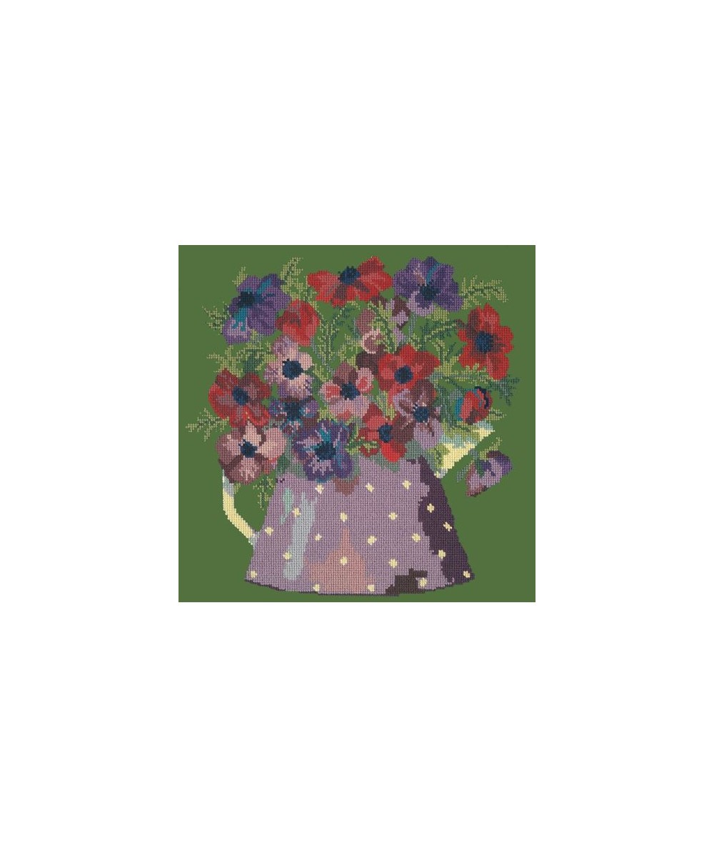 Elizabeth Bradley, Flower Pots, ANEMONE PITCHER - 16x16 pollici Elizabeth Bradley - 6