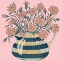 Elizabeth Bradley, Flower Pots, CARNATION JUG - 16x16 pollici Elizabeth Bradley - 2