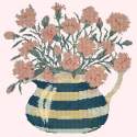 Elizabeth Bradley, Flower Pots, CARNATION JUG - 16x16 pollici Elizabeth Bradley - 12