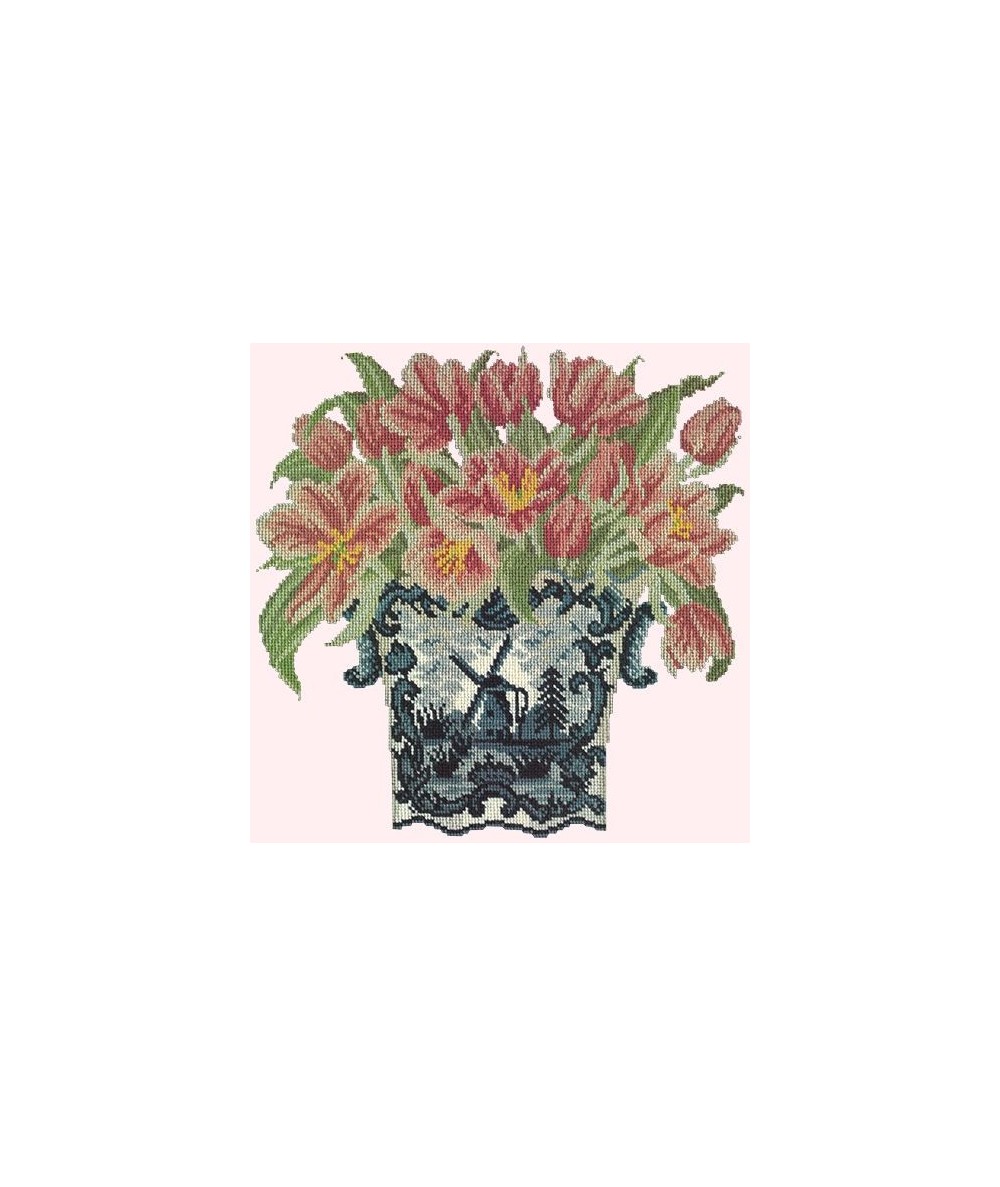 Elizabeth Bradley, Flower Pots, DUTCH TULIPS - 16x16 pollici Elizabeth Bradley - 12